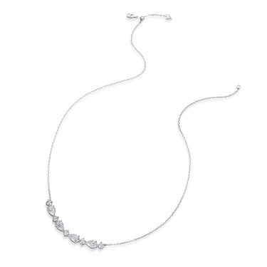 Petal Timeless Pear and Round Necklace