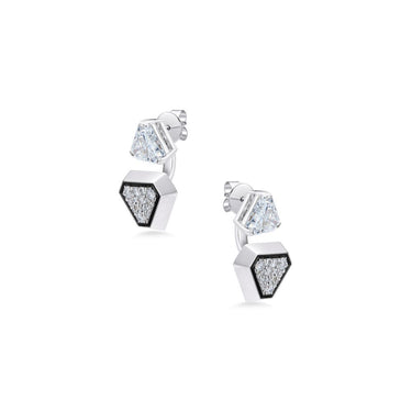 Snow Artistry Ear Jacket Earrings, Large