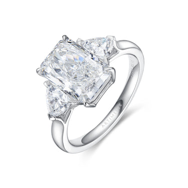 三石 · 雷地恩型培育钻石戒指