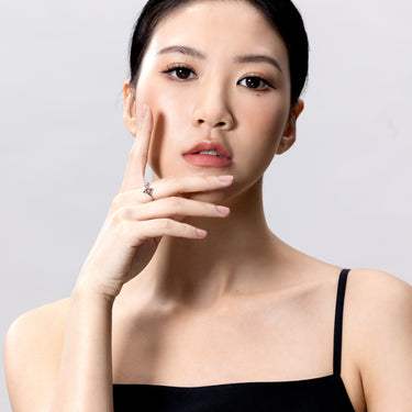 Aura Curve Morganite Ring