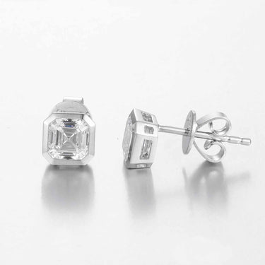 Essential Asscher Bezel Set Earring 2
