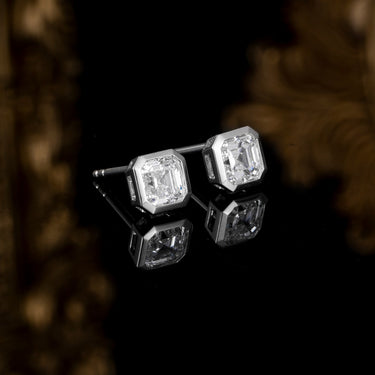 Essential Asscher Bezel Set Earring 2