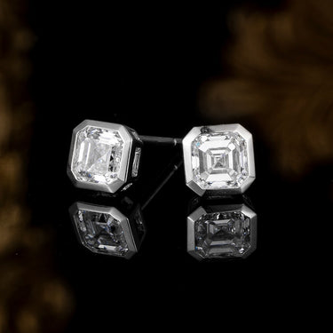 Essential Asscher Bezel Set Earring 2