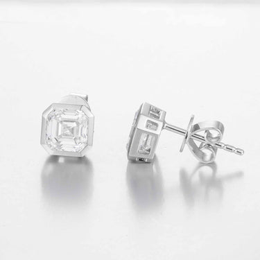 Essential Asscher Bezel Set Earring 3