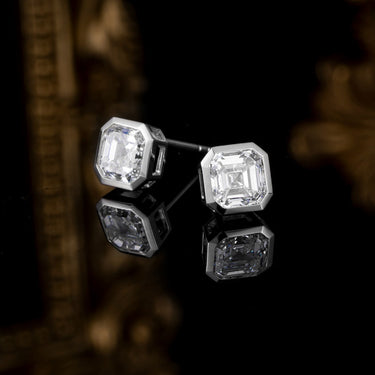 Essential Asscher Bezel Set Earring 3