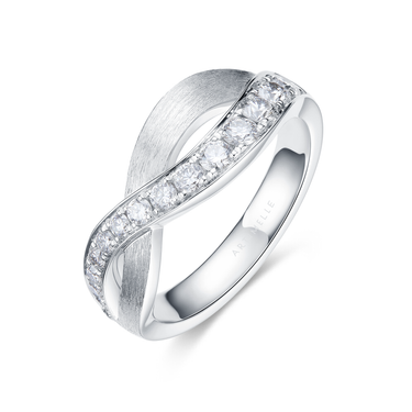 Infinity Grace Satin Finish Ring