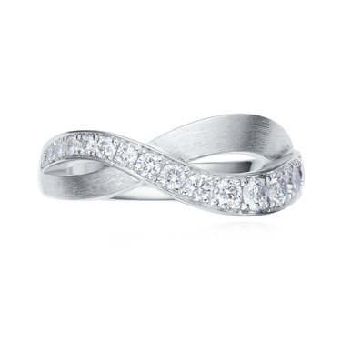 Infinity Grace Satin Finish Ring