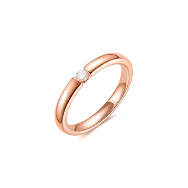 Ellipse Timeless · 培育钻石戒指，窄版