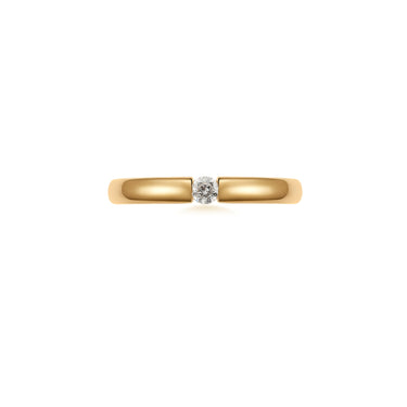 Ellipse Timeless · 培育钻石戒指，窄版