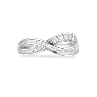 月华Infinity · 培育钻石戒指，无主石款