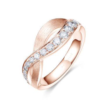 月华Infinity · 缎感培育钻石戒指