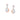 Infinity Pear Drop Earrings