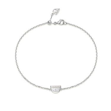 曙光Joy · 半月形培育钻石包镶手链