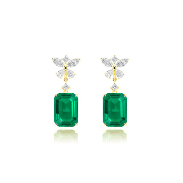 Imperial Emerald Timeless Two-Way Earrings