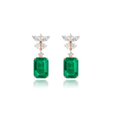 Imperial Emerald Timeless Two-Way Earrings