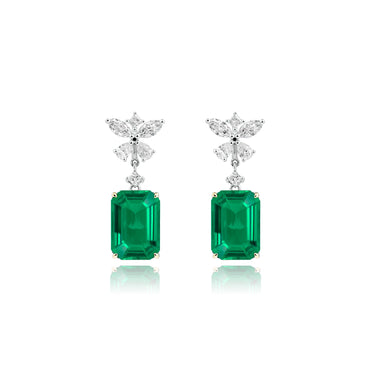 Imperial Emerald Timeless Two-Way Earrings