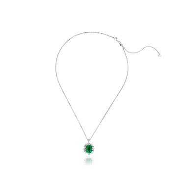 Lumina Emerald Pendant Necklace