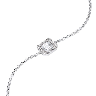 流光 · 祖母绿形培育钻石手链