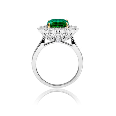 Lumina Emerald Two-Way Ring