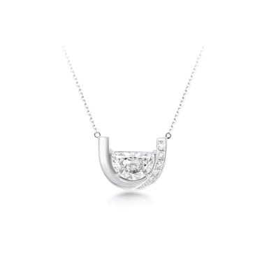 曙光Magic · 半月形培育钻石半月项链