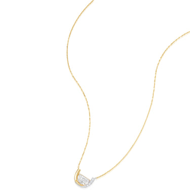 曙光Magic · 半月形培育钻石半月项链