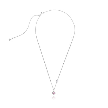Aura Curve Morganite Necklace