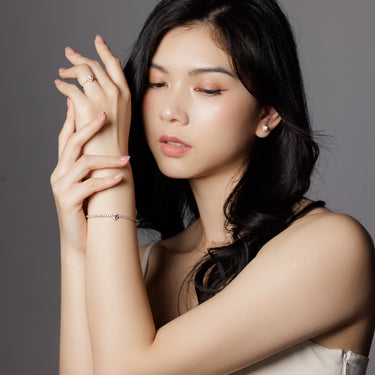 Cherish Heart Tennis Bracelet