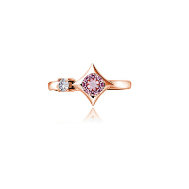 Aura Curve Morganite Ring