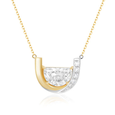 曙光Magic · 半月形培育钻石半月项链