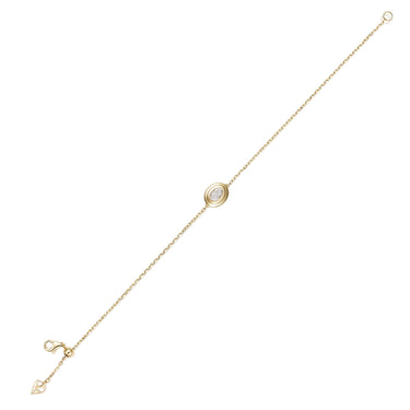 Ellipse Magic · 椭圆形培育钻石包镶手链